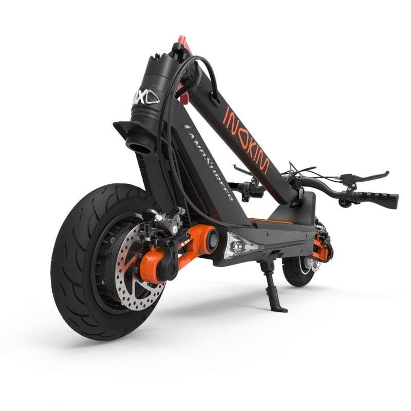 inokim oxo 2023 electric scooter orange front folded