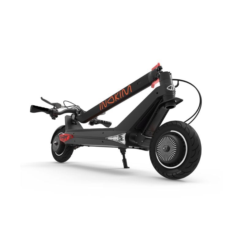 inokim oxo 2023 electric scooter orange front folded motor