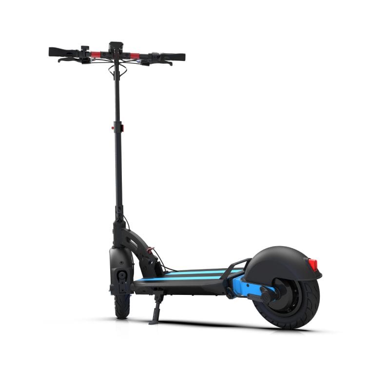 inokim quick 4 electric scooter blue back left