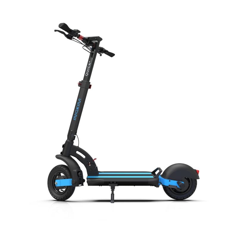 inokim quick 4 electric scooter blue side left