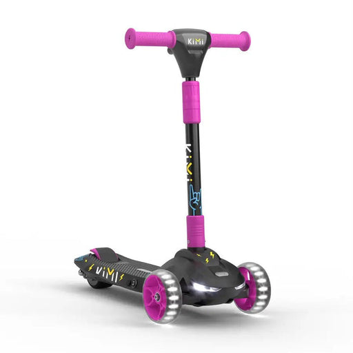 kimi electric scooter pink side front