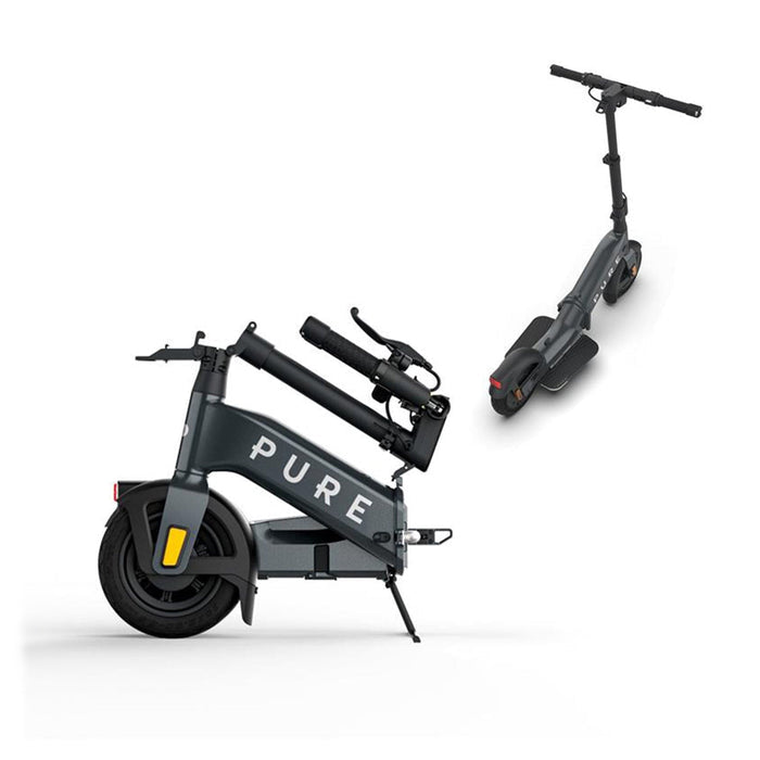 pure advance flex electric scooter feature mercury grey awards
