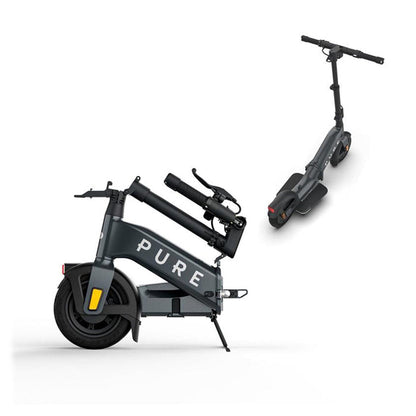 pure advance flex electric scooter feature mercury grey awards