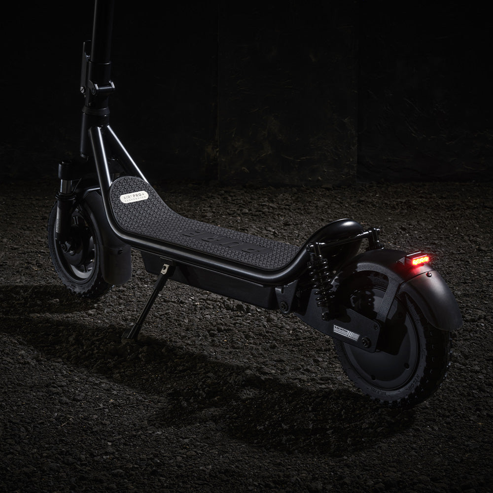 pure air5 pro+ suspension feature dual braking sytem