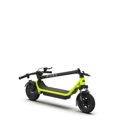 pure air5 pro+ suspension yellow folded