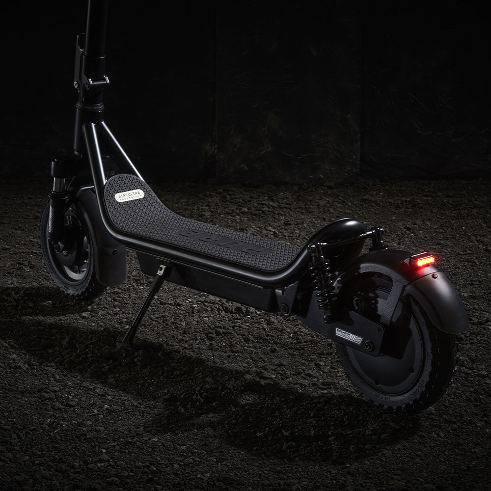 pure air5 ultra suspension feature dual braking system