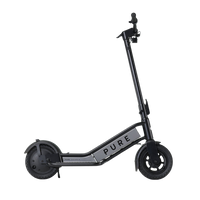 pure escape+ electric scooter black side