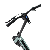 pure escape+ electric scooter green handlebar