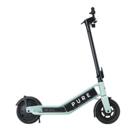 pure escape+ electric scooter green side