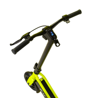 pure escape+ electric scooter yellow handlebar