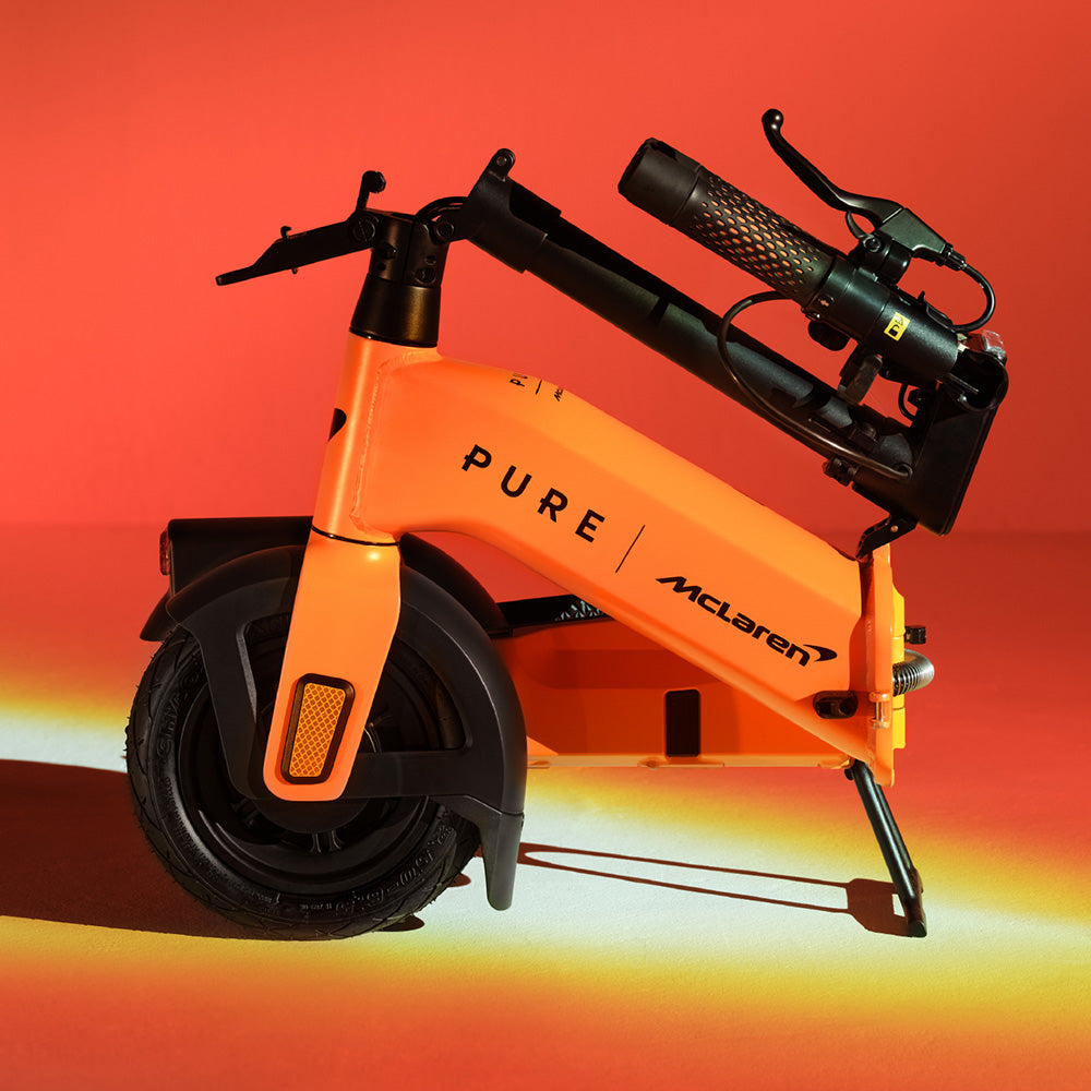 pure x mclaren flex papaya studio folded