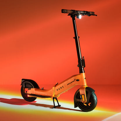 pure x mclaren flex papaya studio front side right