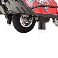 razor crazy cart black front tyre