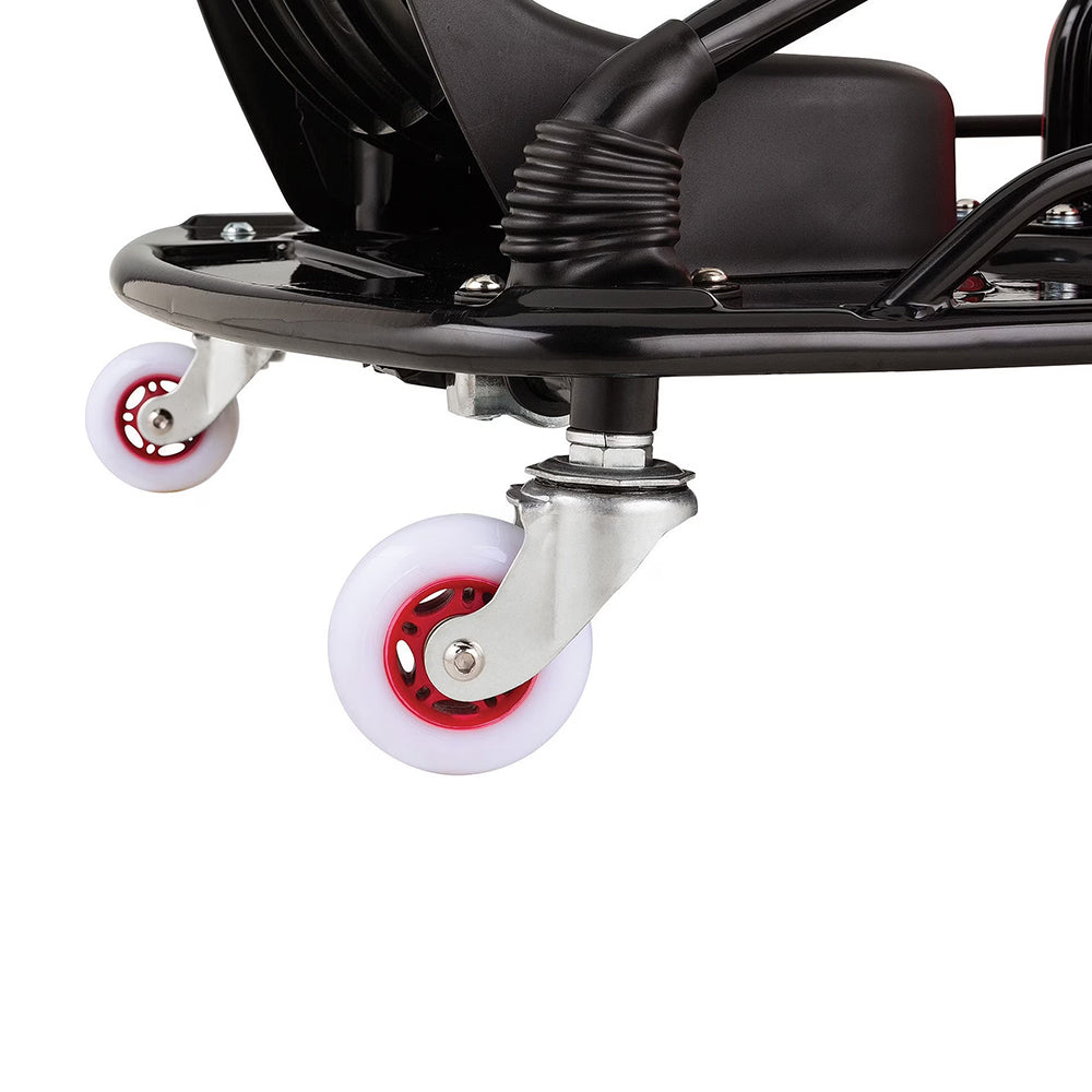 razor crazy cart black rear tyres