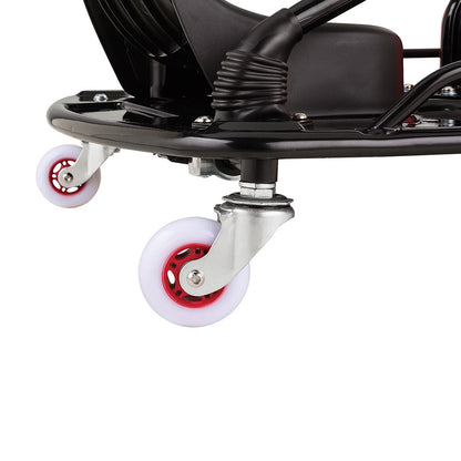 razor crazy cart black rear tyres