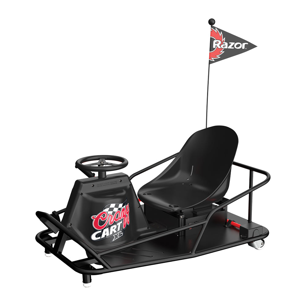 razor crazy cart xl front side left