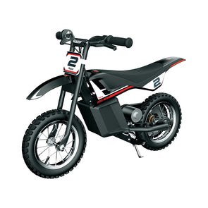 razor dirt rocket mx125 black front side left