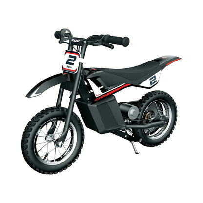 razor dirt rocket mx125 black front side left