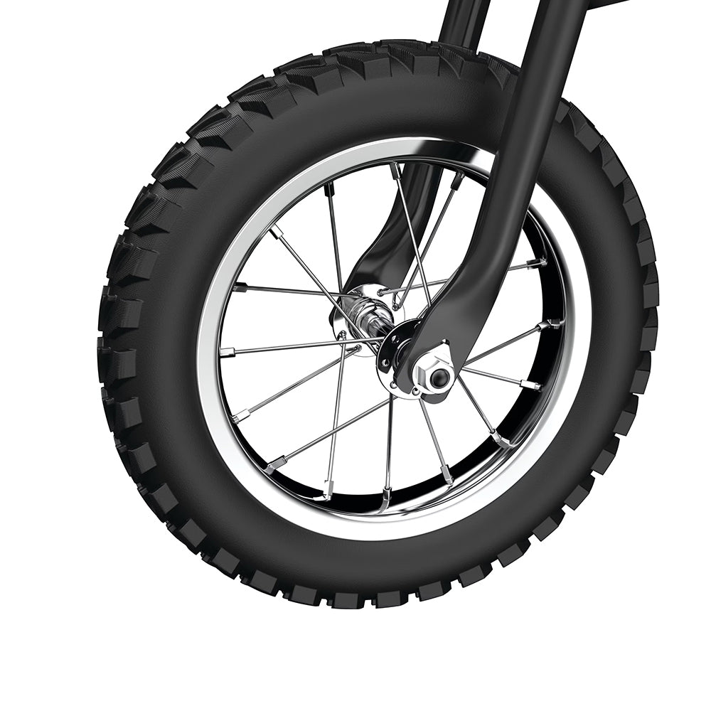 razor dirt rocket mx125 black front tyre