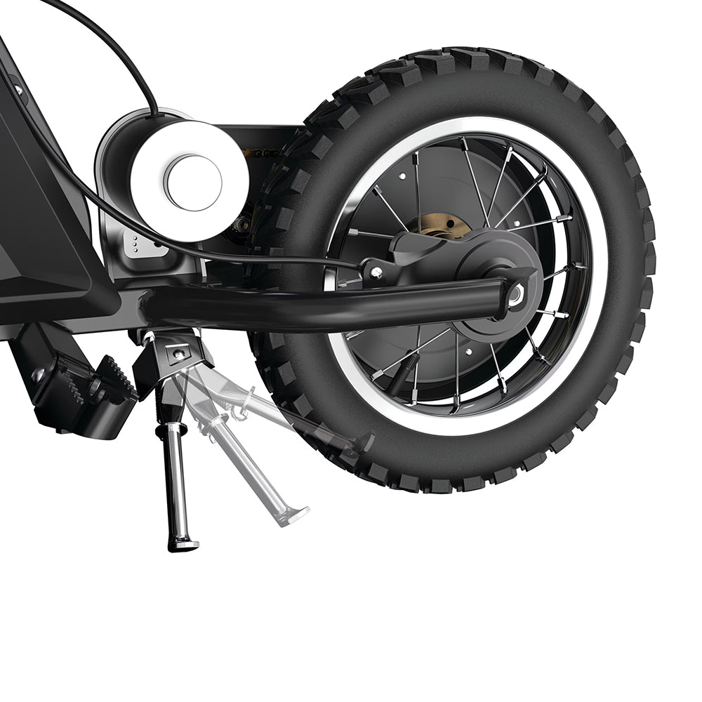 razor dirt rocket mx125 black rear tyre