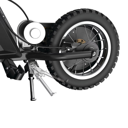 razor dirt rocket mx125 black rear tyre
