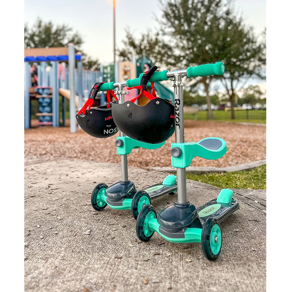 razor rollie dlx teal lifestyle static pair