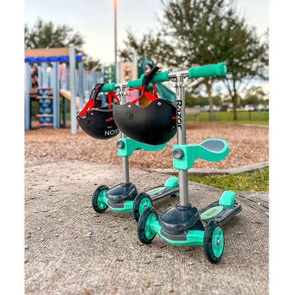 razor rollie dlx teal lifestyle static pair