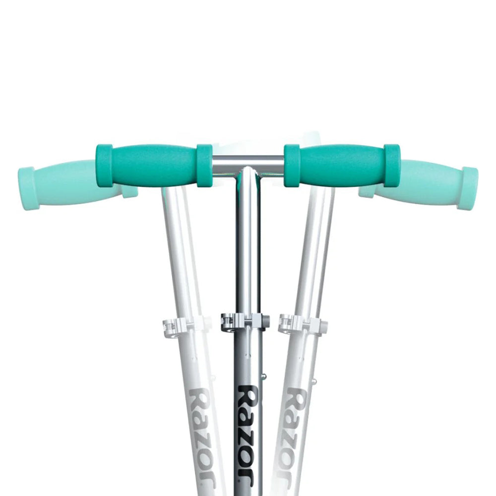 razor rollie dlx teal stem