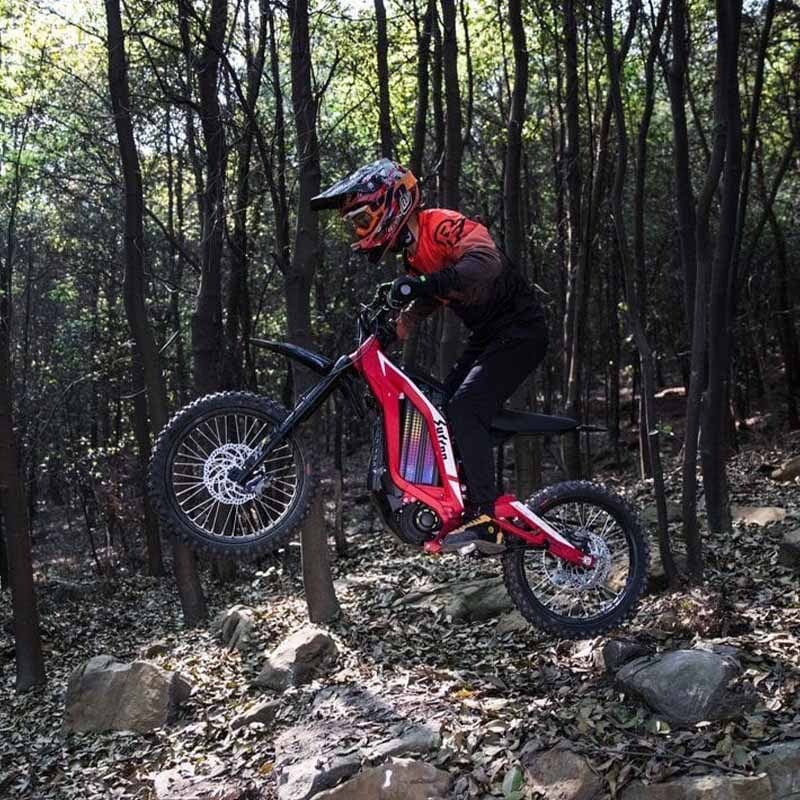surron light bee s youth bike wheelie