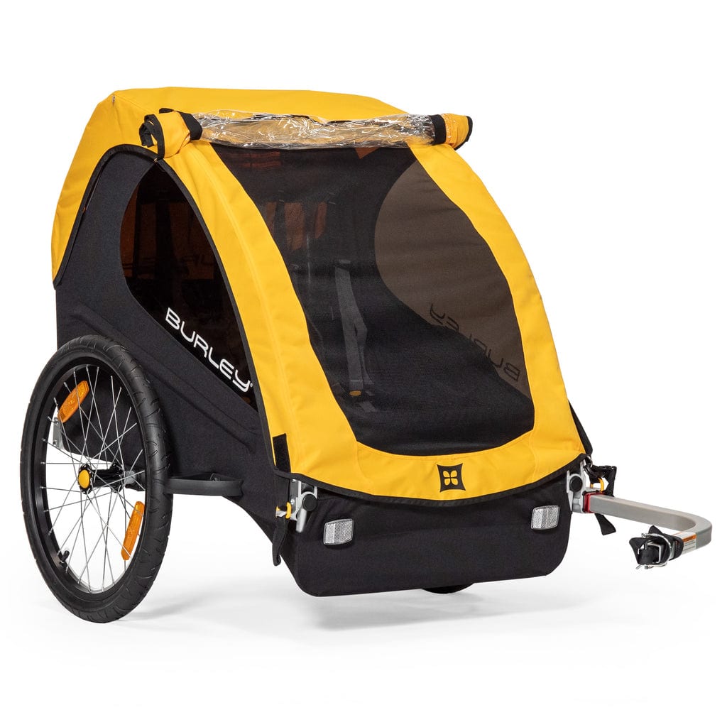 burley bee double kids bike trailer