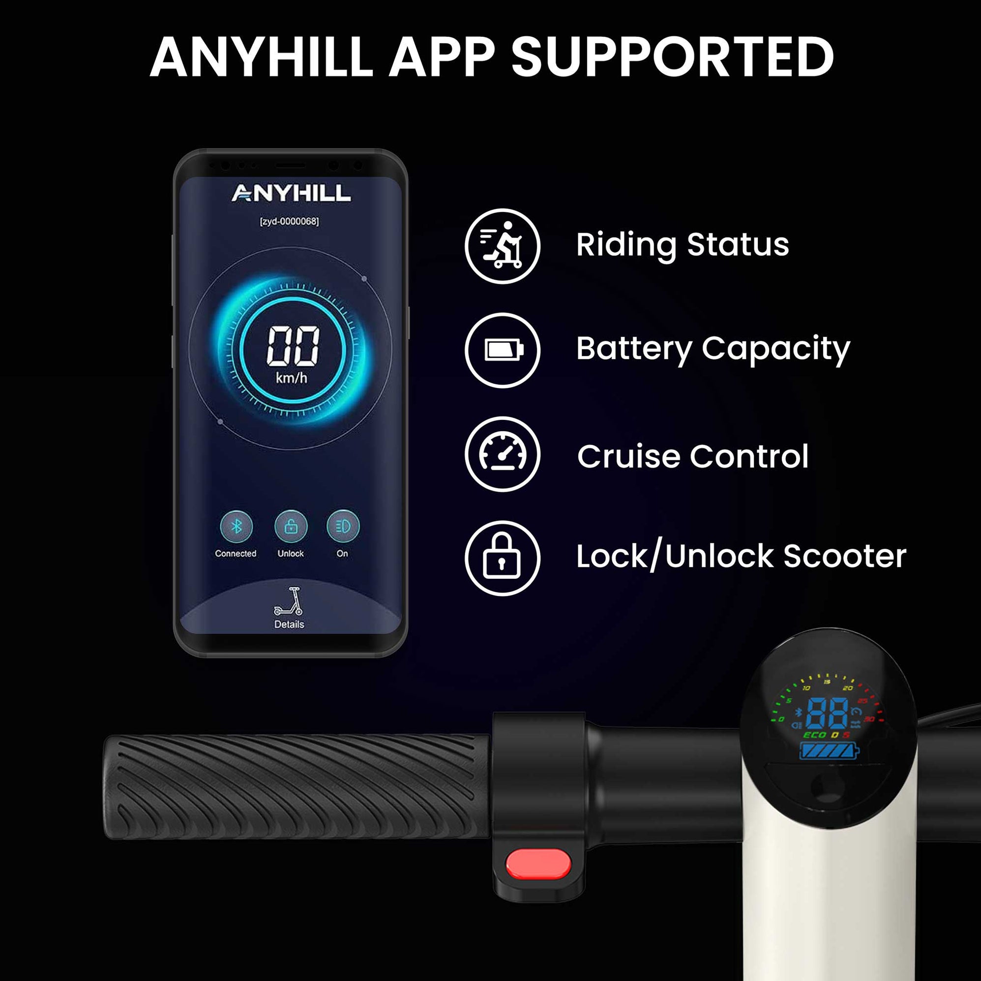 Anyhill UM2 Electric Scooter Electric Kicks