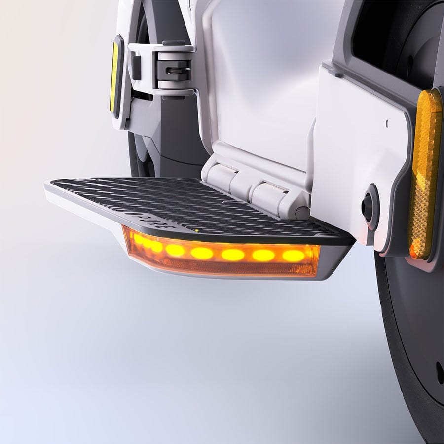 pure advance flex electric scooter footpad indicators