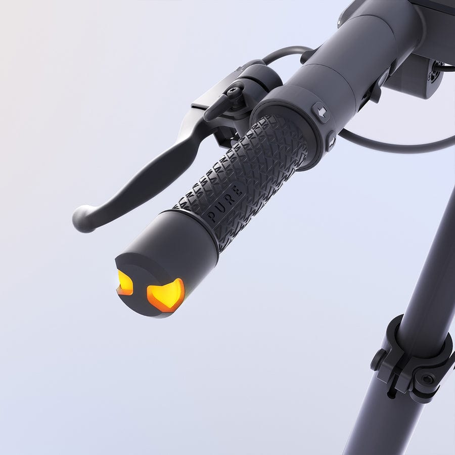 pure advance flex electric scooter handlebar indicators